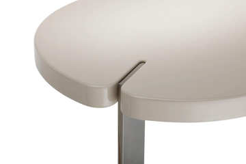 BUTTER - Round wooden side table by Saba Italia - view 3